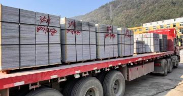 长春 芝麻灰地铺石出货日常