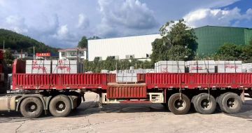 长春 芝麻灰花岗岩地铺石出货日常