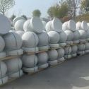长春 白麻花岗岩石材圆球，石球，挡车球，隔离球，景观石球，风水球等