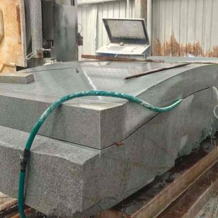 长春 芝麻灰异型加工-拱桥