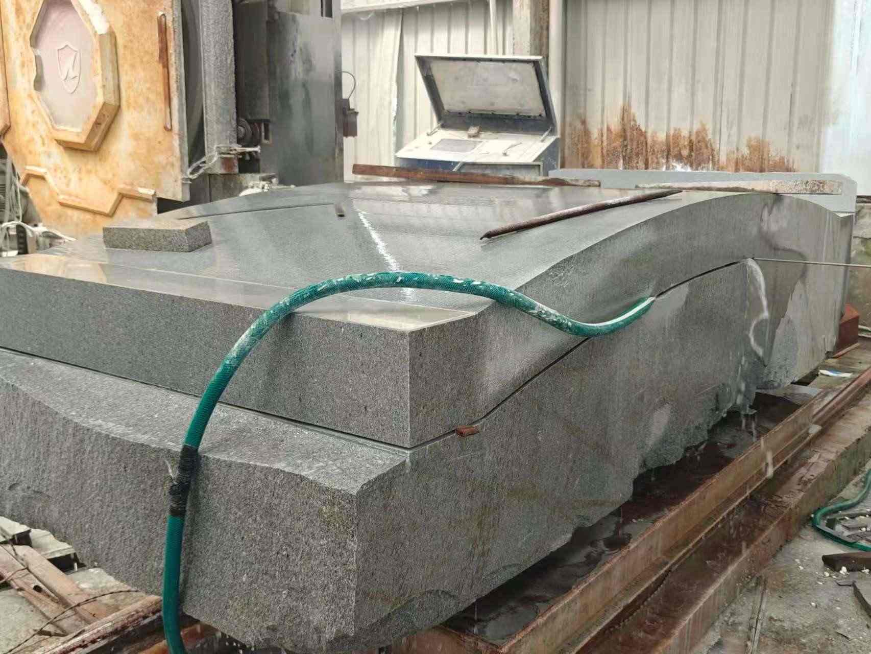 长春 芝麻灰异型加工-拱桥