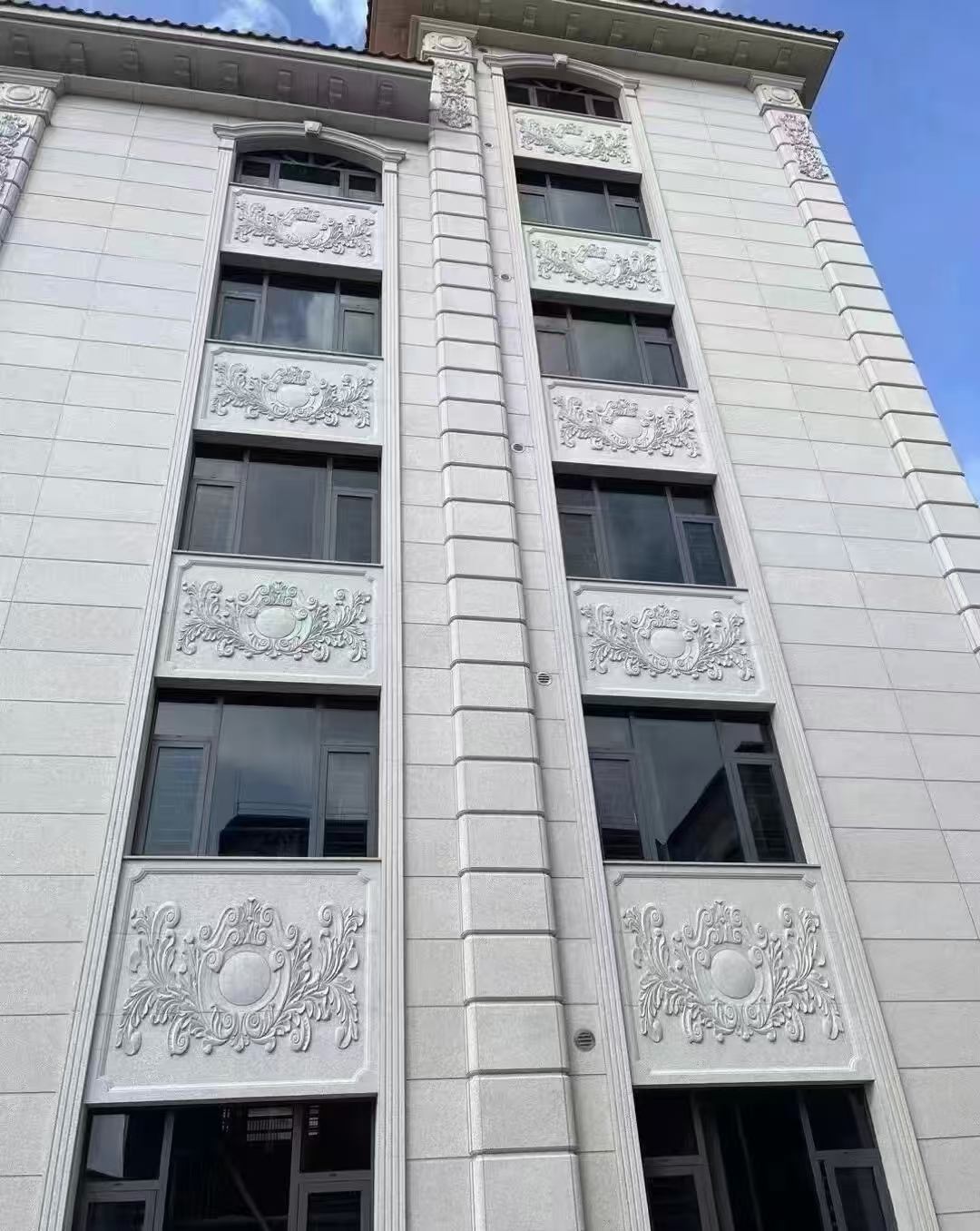 长春 白麻荔枝面花岗岩别墅外墙干挂