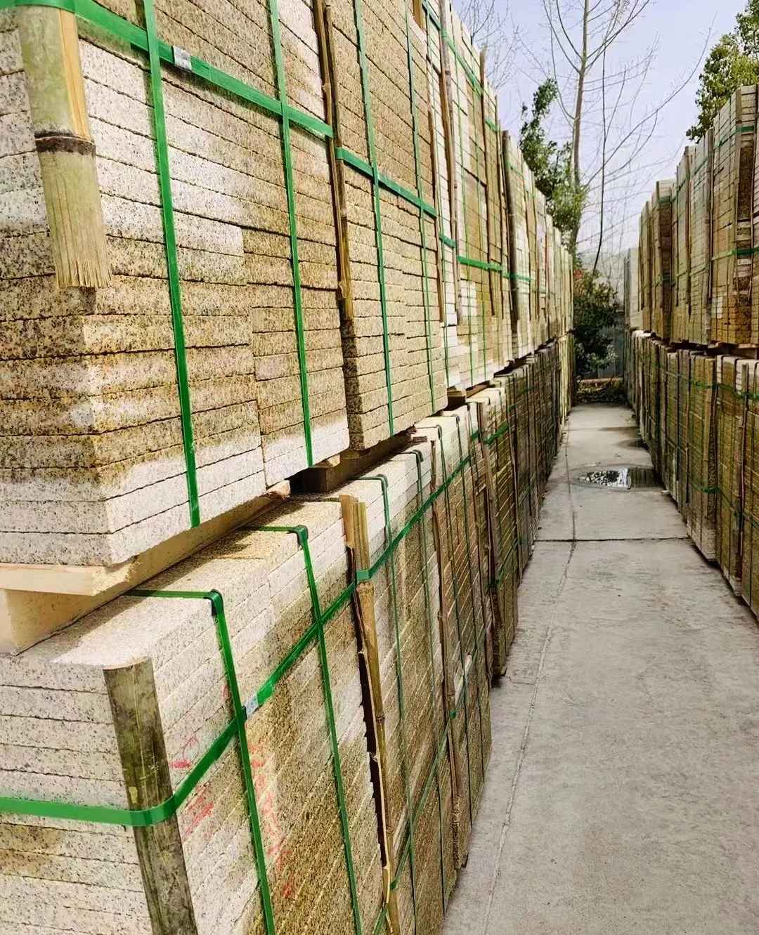 长春 黄金麻花岗岩荔枝面地铺石