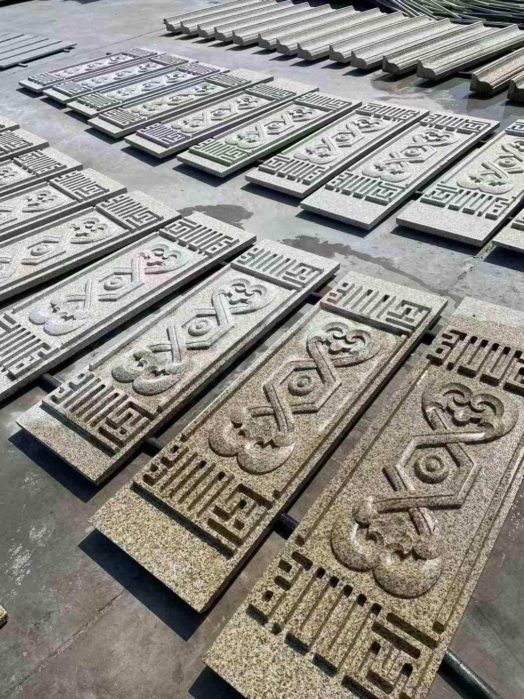 长春 黄金麻花岗岩外墙雕刻板