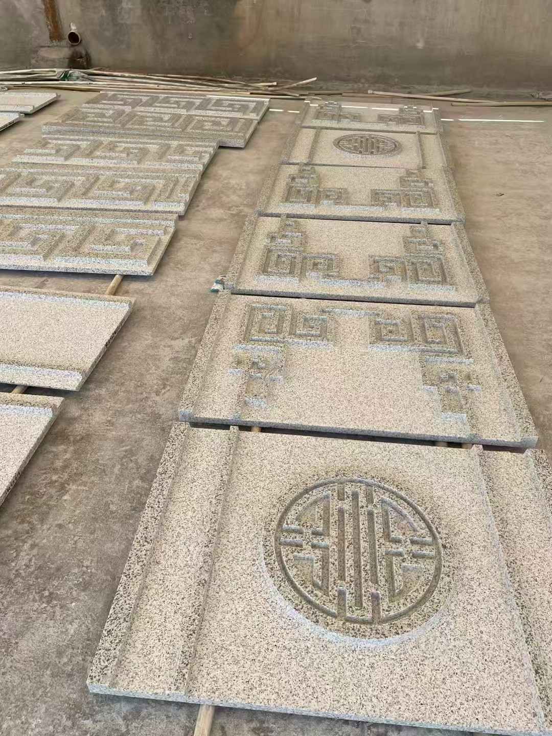 长春 白麻花岗岩外墙立面雕刻板